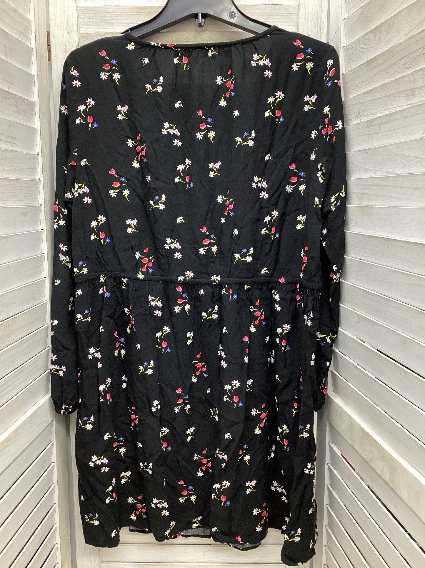 Dress Casual Midi By Loft In Floral Print, Size: M