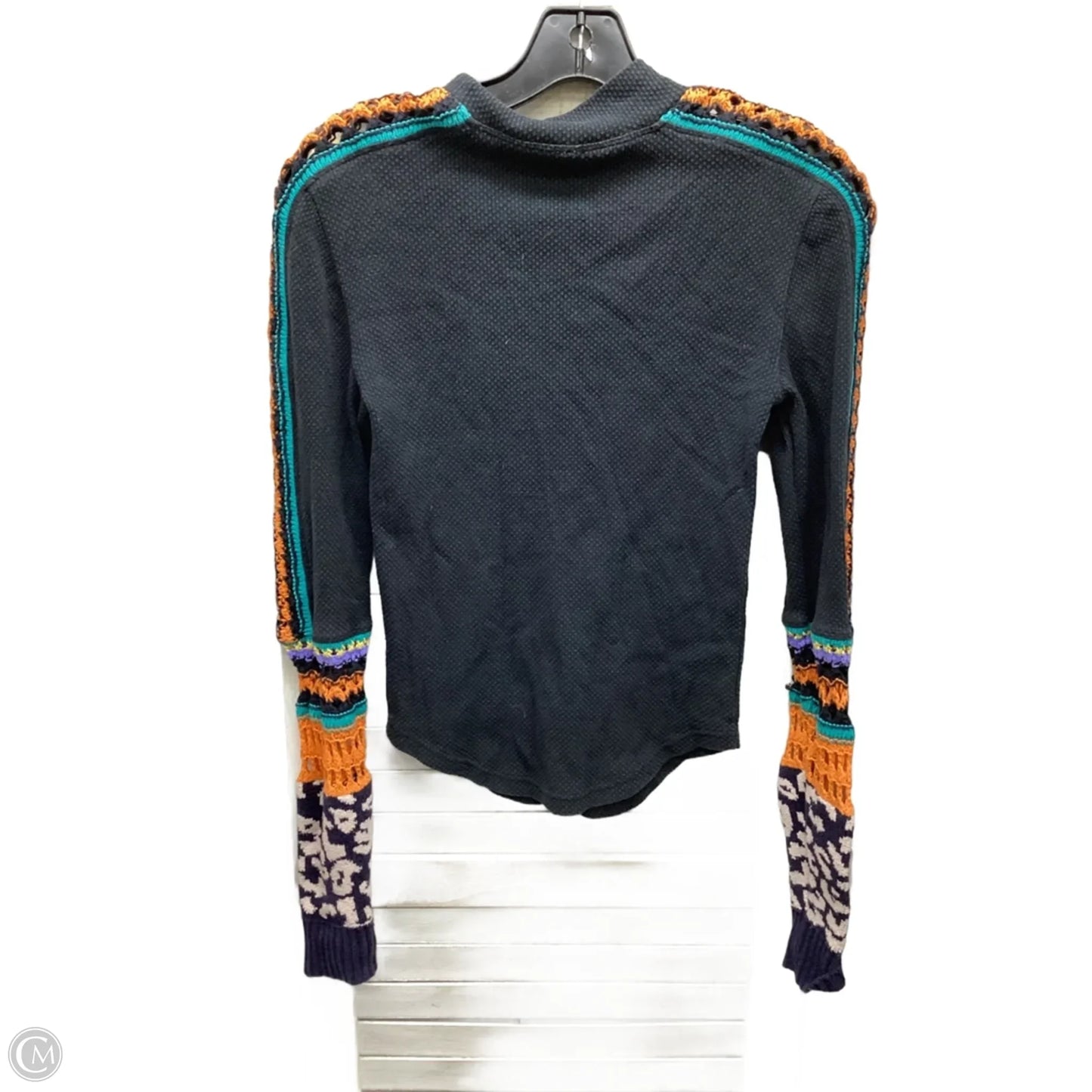 Top Long Sleeve By Free People In Multi-colored, Size: Xs