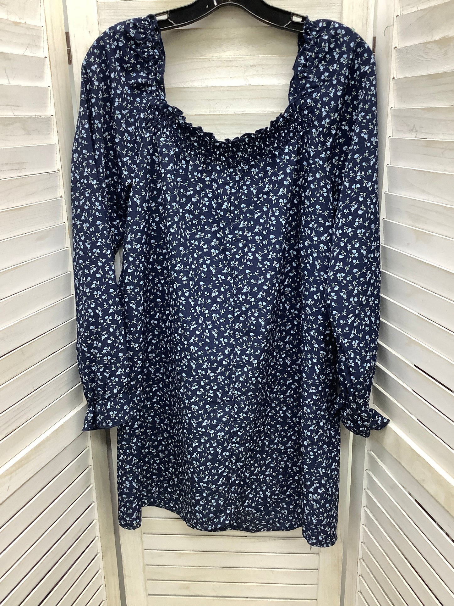 Top Long Sleeve By Clothes Mentor In Floral Print, Size: Xl