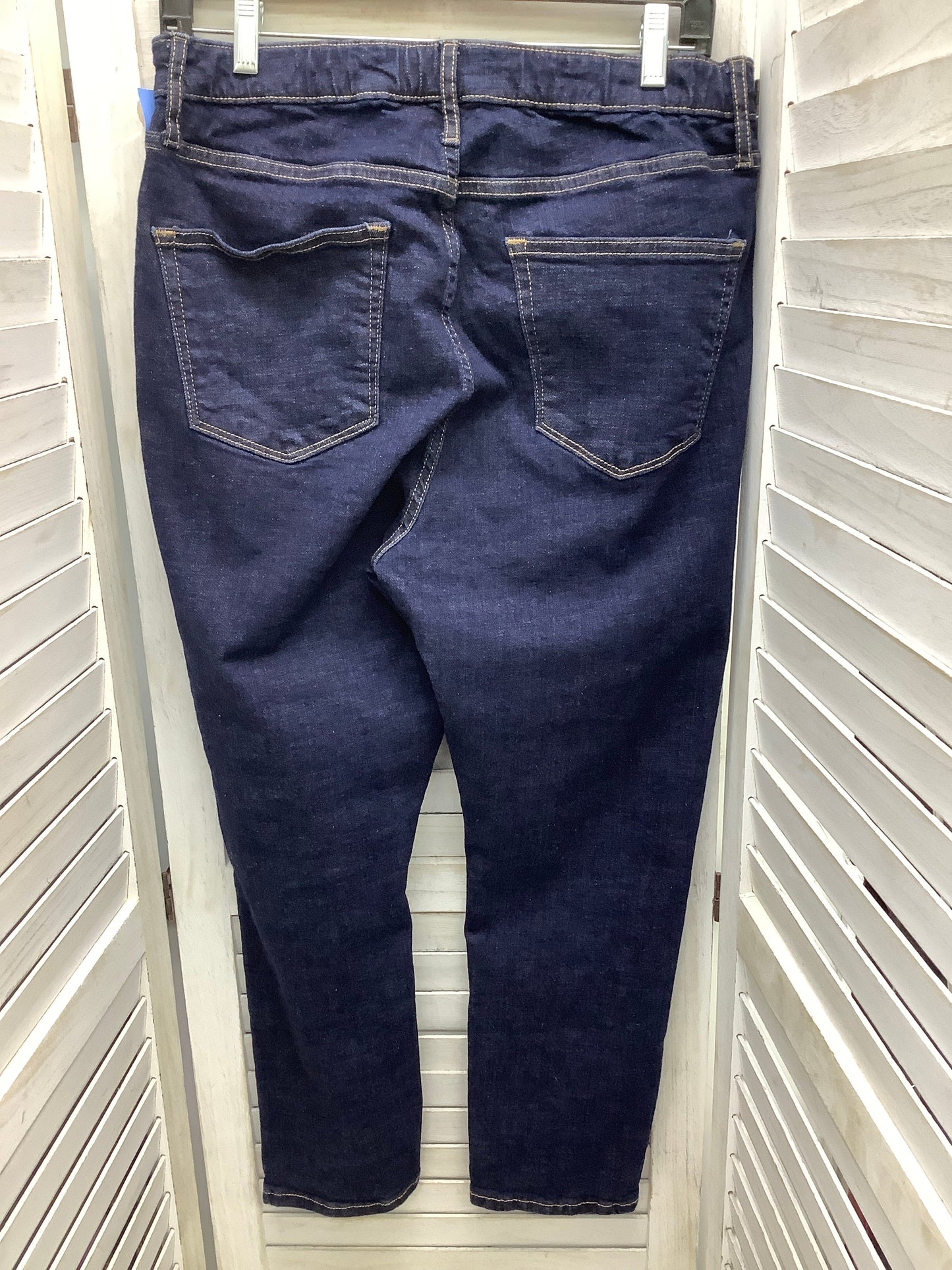 Jeans Skinny By New York And Co In Blue Denim, Size: 16