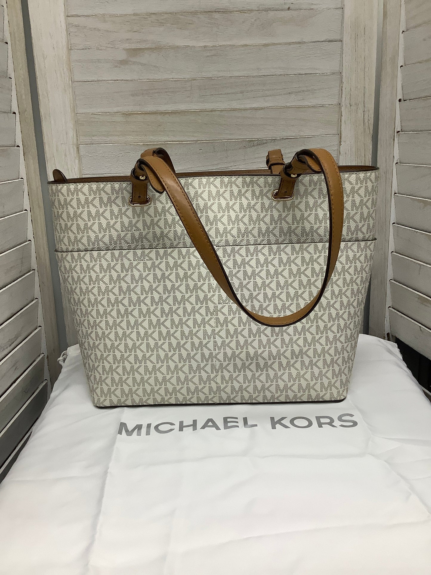 Tote Designer By Michael Kors, Size: Large