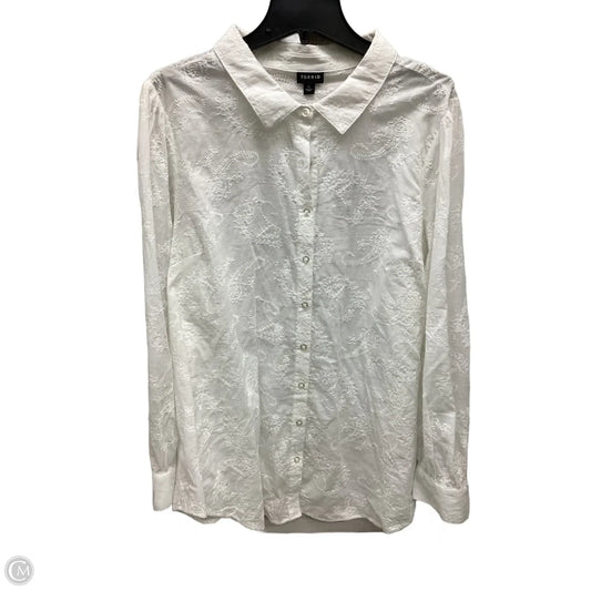 Top Long Sleeve By Torrid In White, Size: 4x