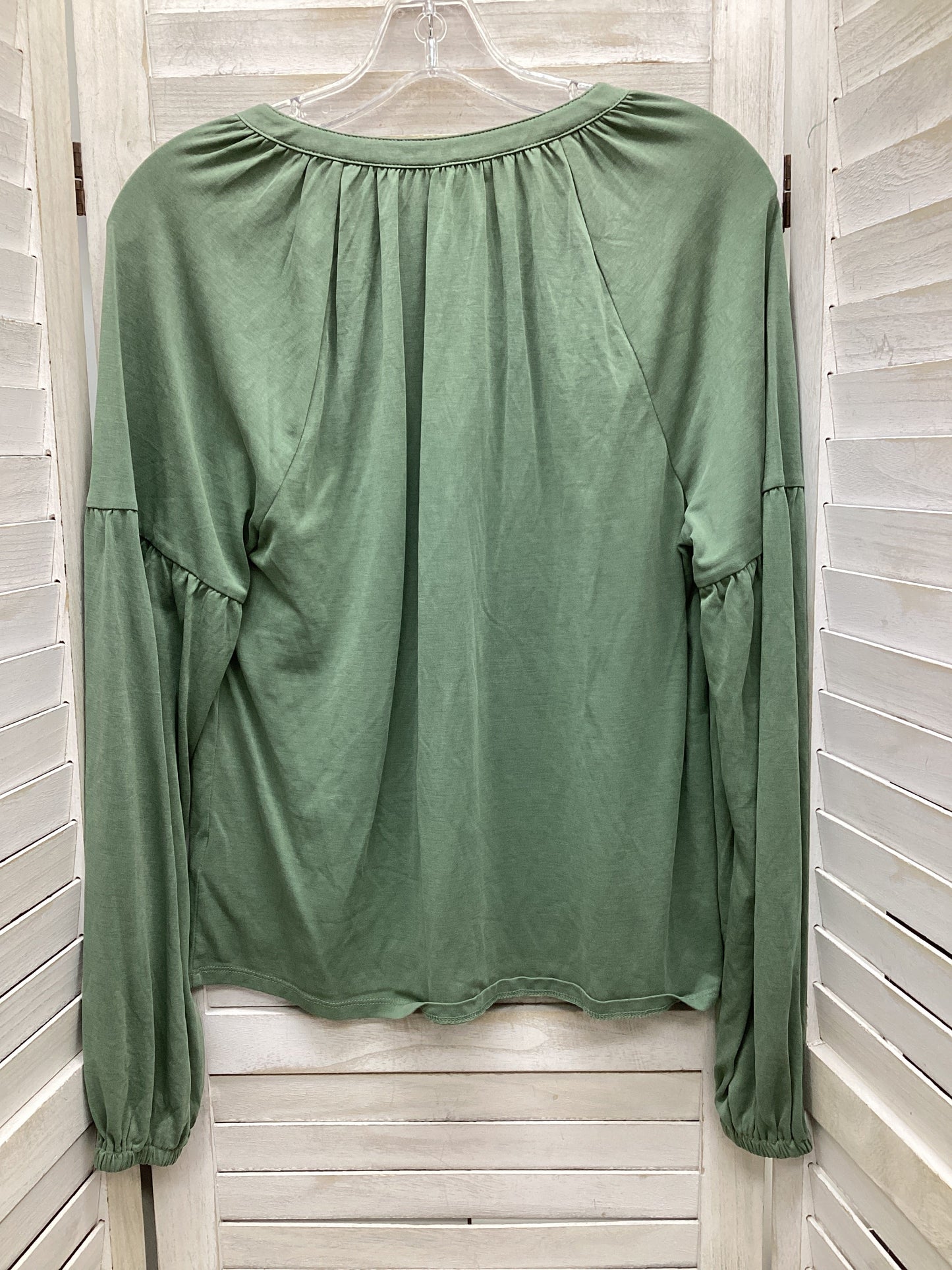 Top Long Sleeve By Lucky Brand In Green, Size: S