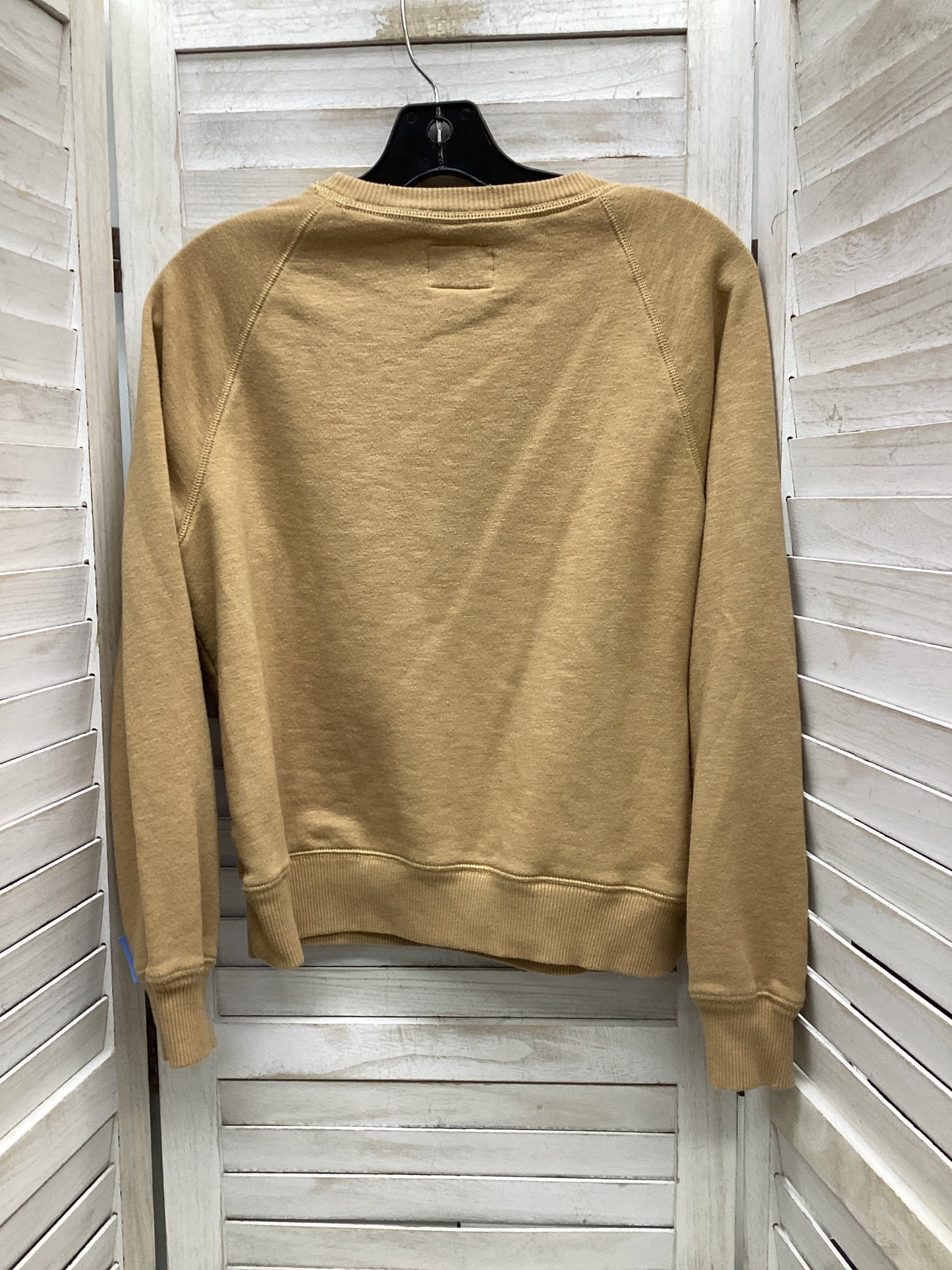 Top Long Sleeve By American Eagle In Tan, Size: Xs