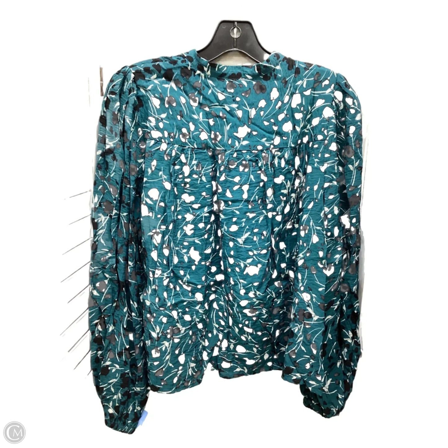 Top Long Sleeve By Who What Wear In Multi-colored, Size: M
