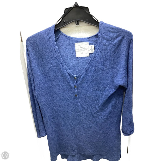Top Long Sleeve By Clothes Mentor In Blue, Size: S