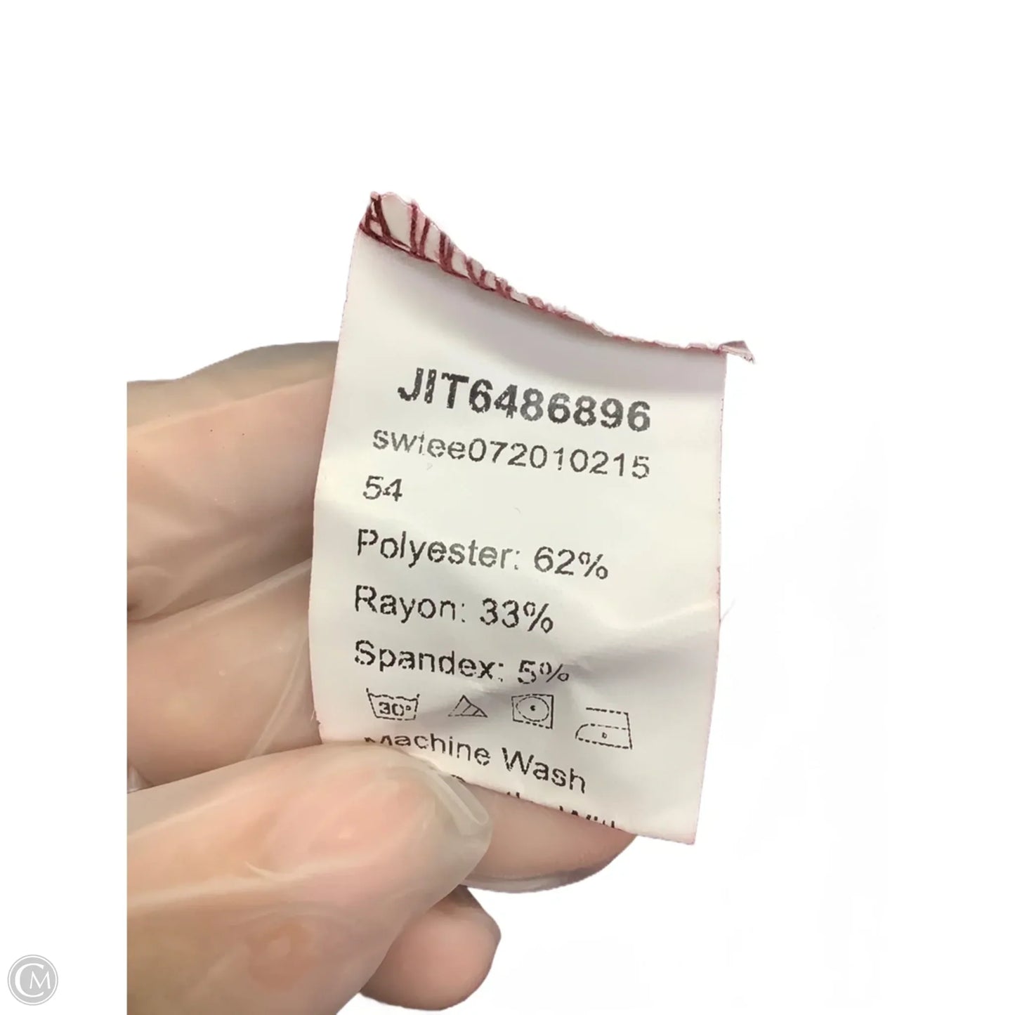 Top Long Sleeve By Shein In Maroon, Size: 8