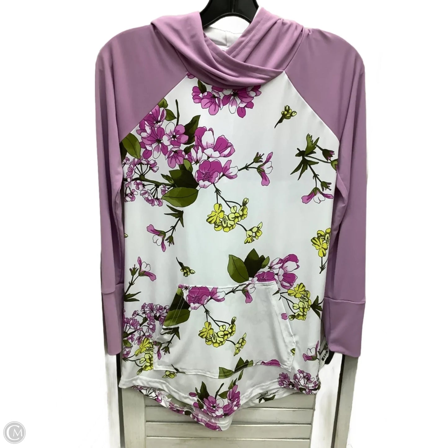 Top Long Sleeve By Lularoe In Floral Print, Size: Xs