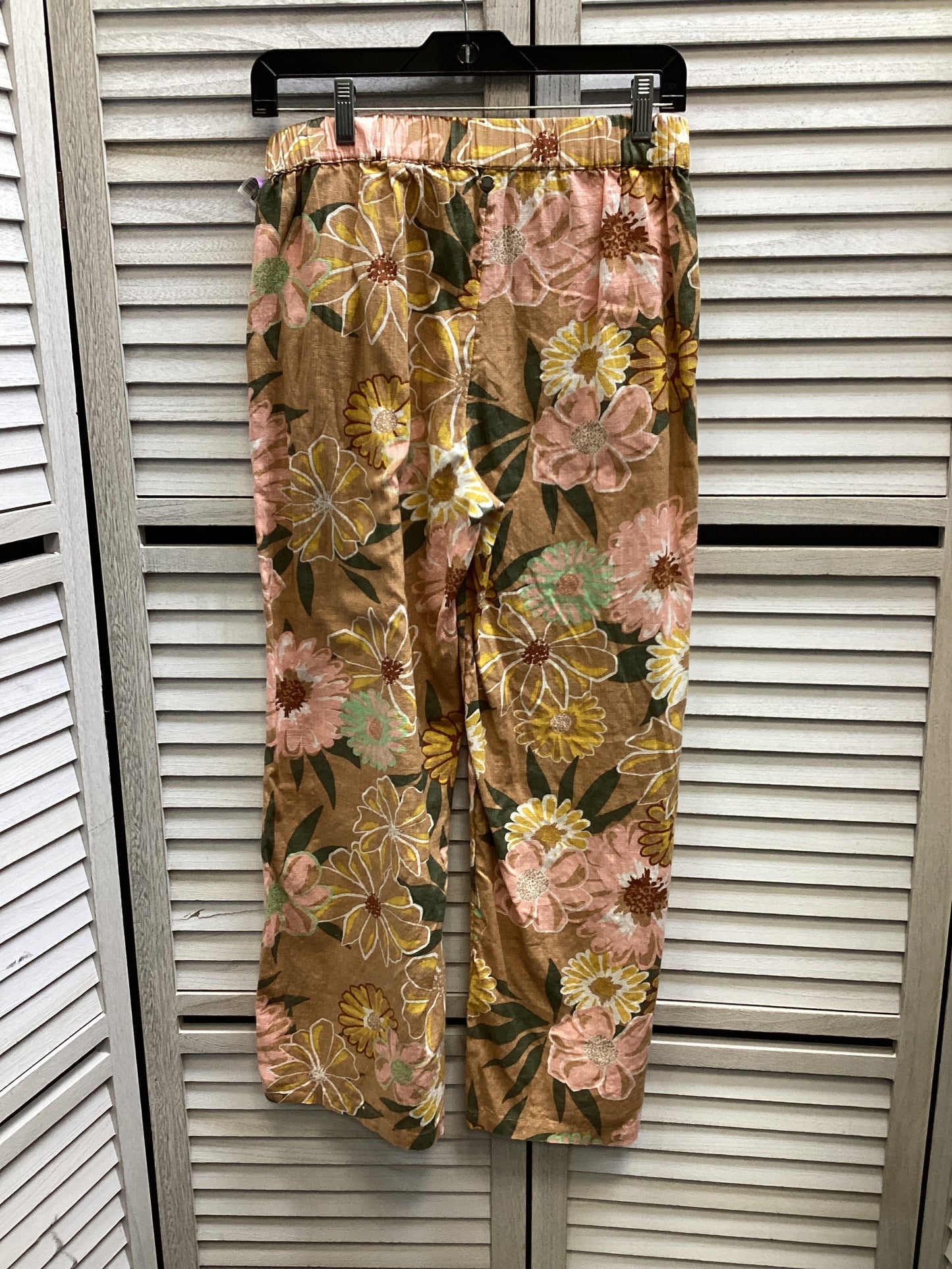 Pants Linen By Roxy In Floral, Size: S