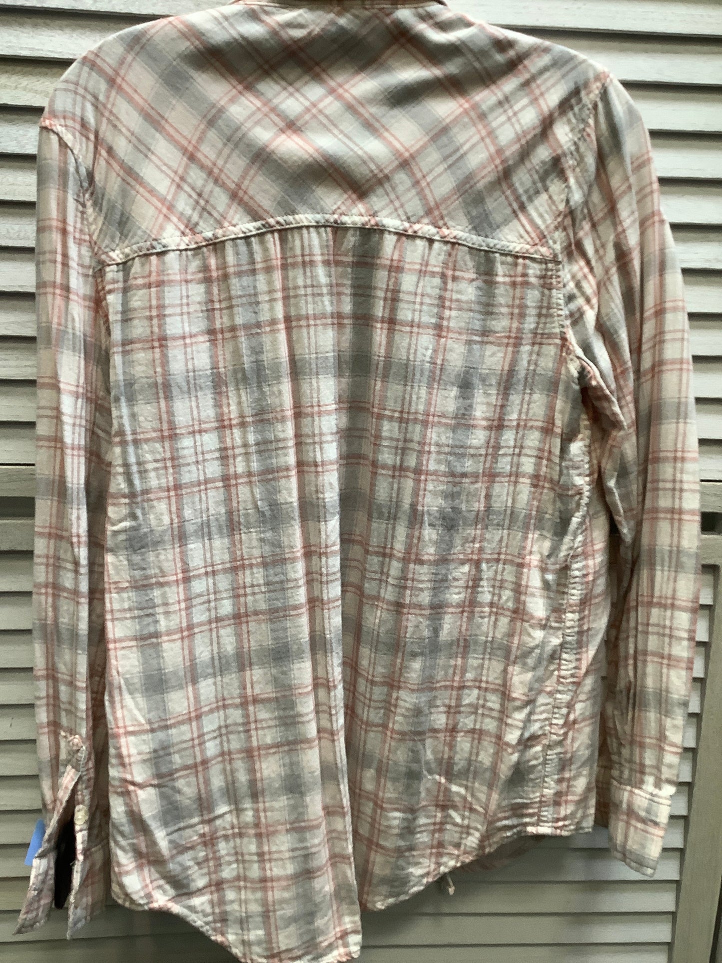 Plaid Top Long Sleeve Basic Aeropostale, Size S