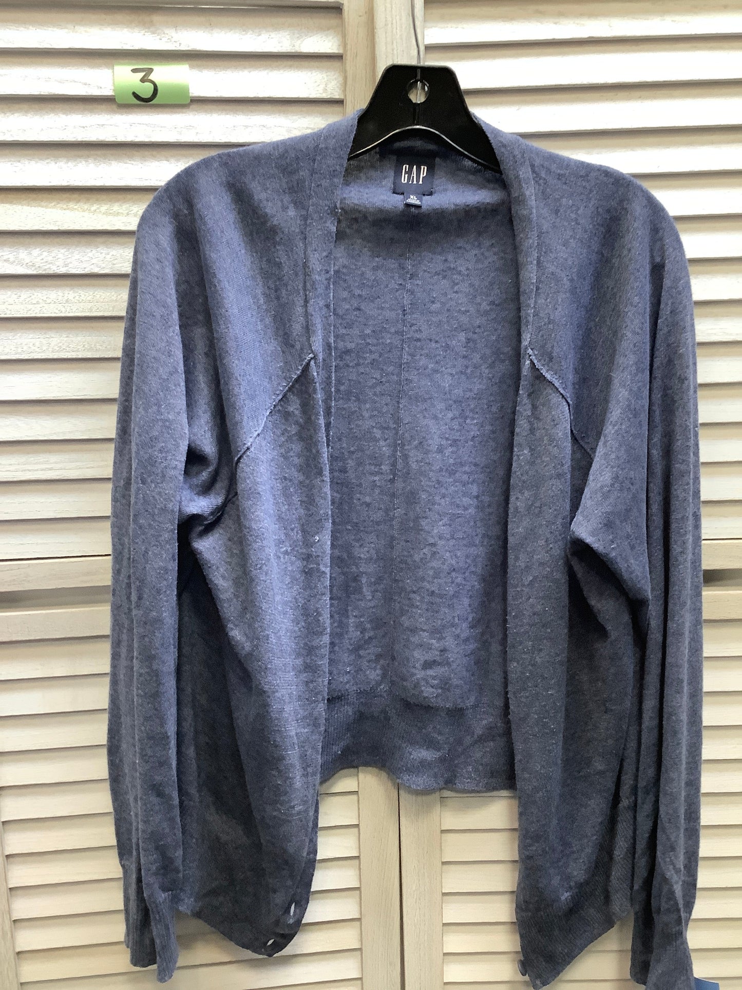 Blue Cardigan Gap, Size Xl