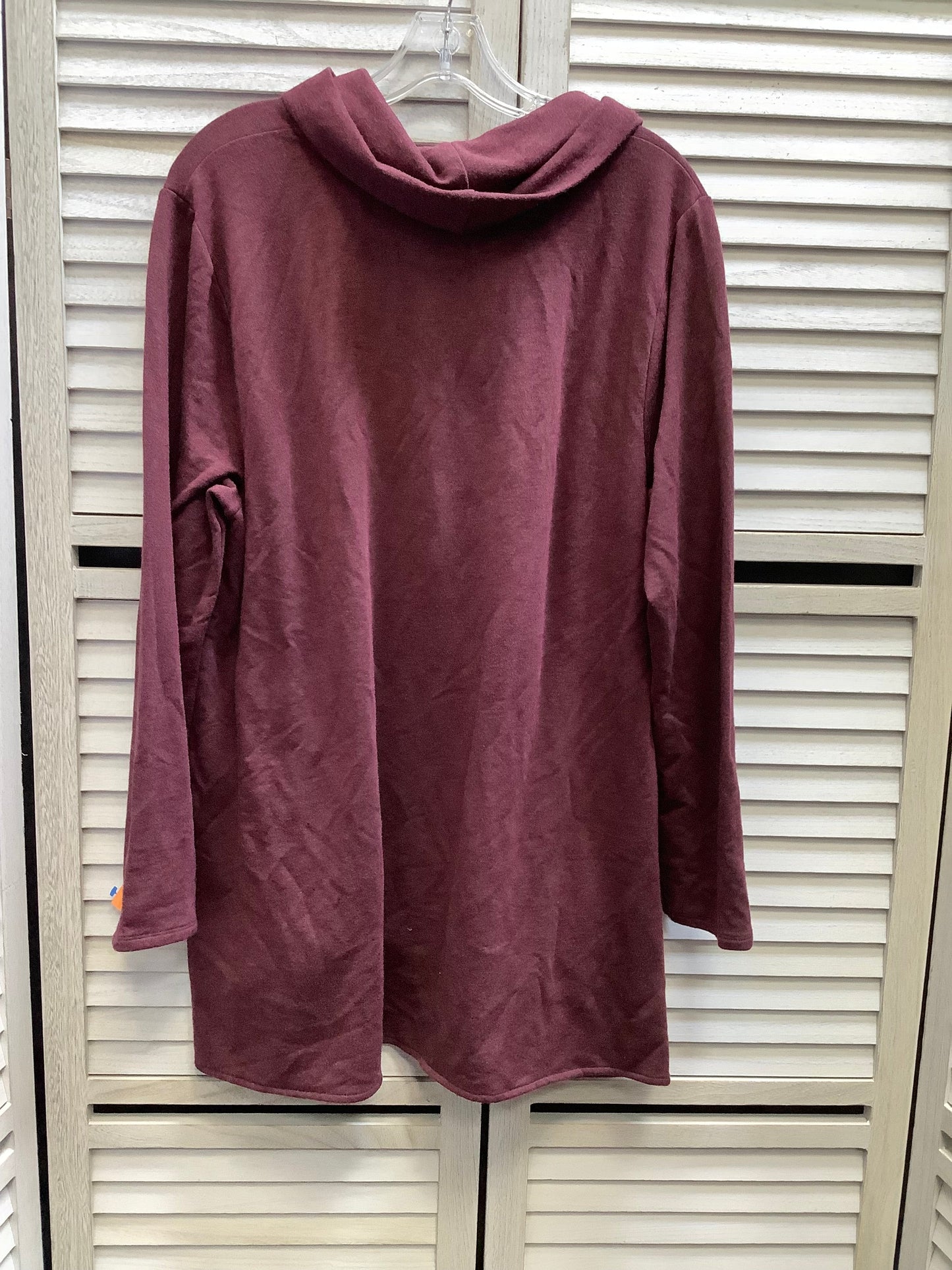 Sweater By Pure Jill In Burgundy, Size: Xl