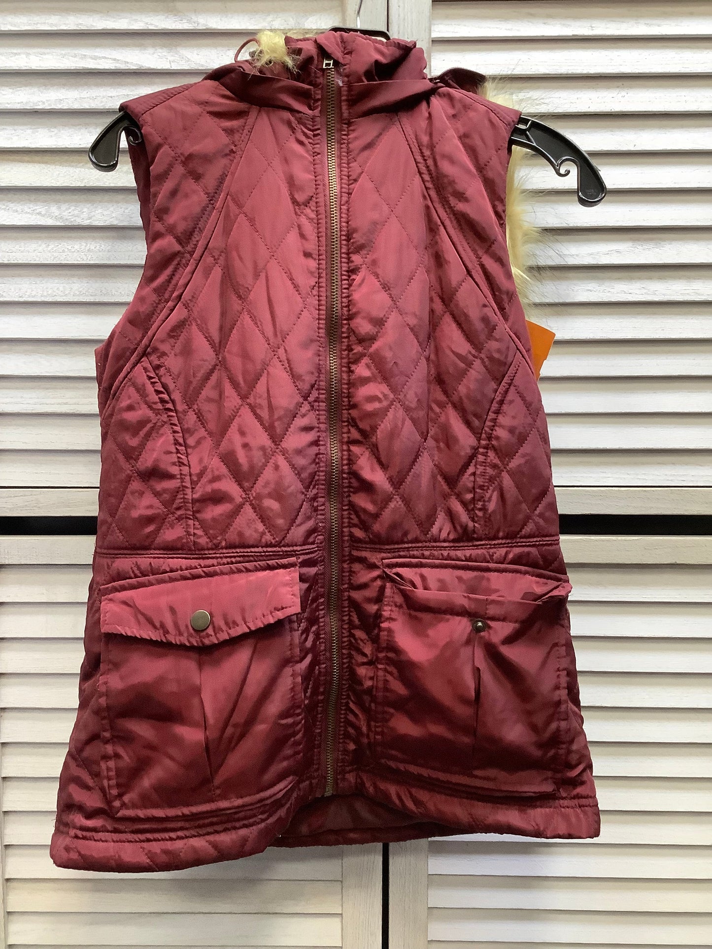 Vest Puffer & Quilted By Altard State In Red, Size: Xs