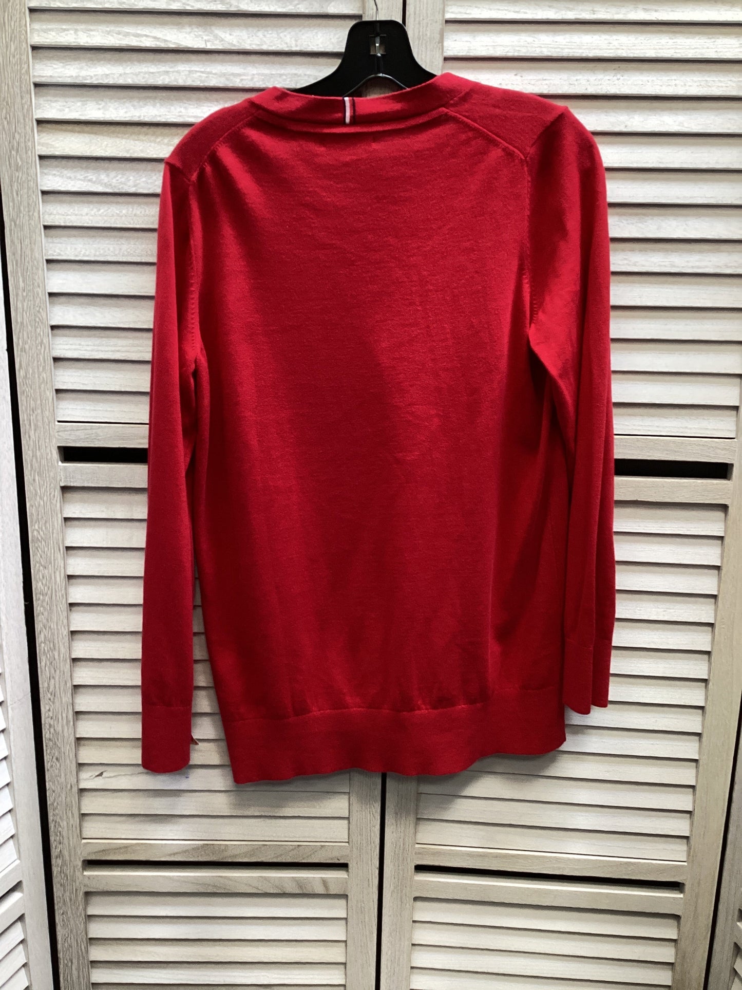 Cardigan By Tommy Hilfiger In Red, Size: M