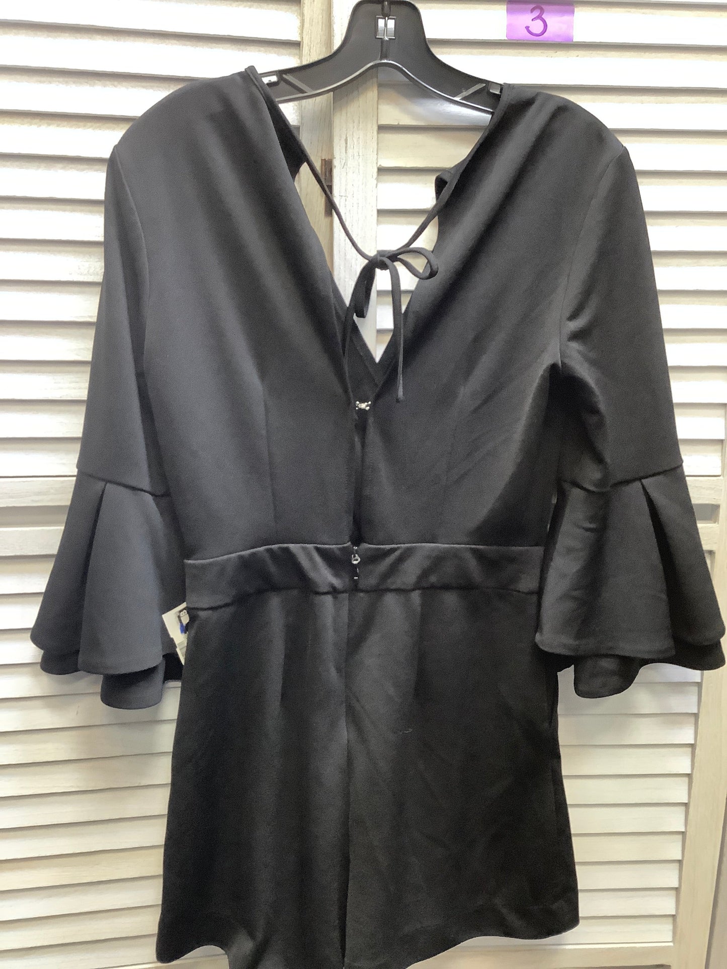 Black Romper New York And Co, Size Xs
