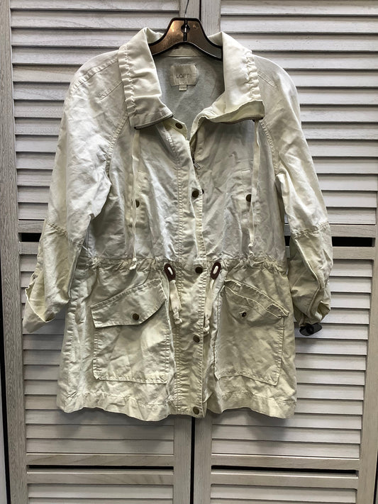 Jacket Other By Loft In White, Size: Xs