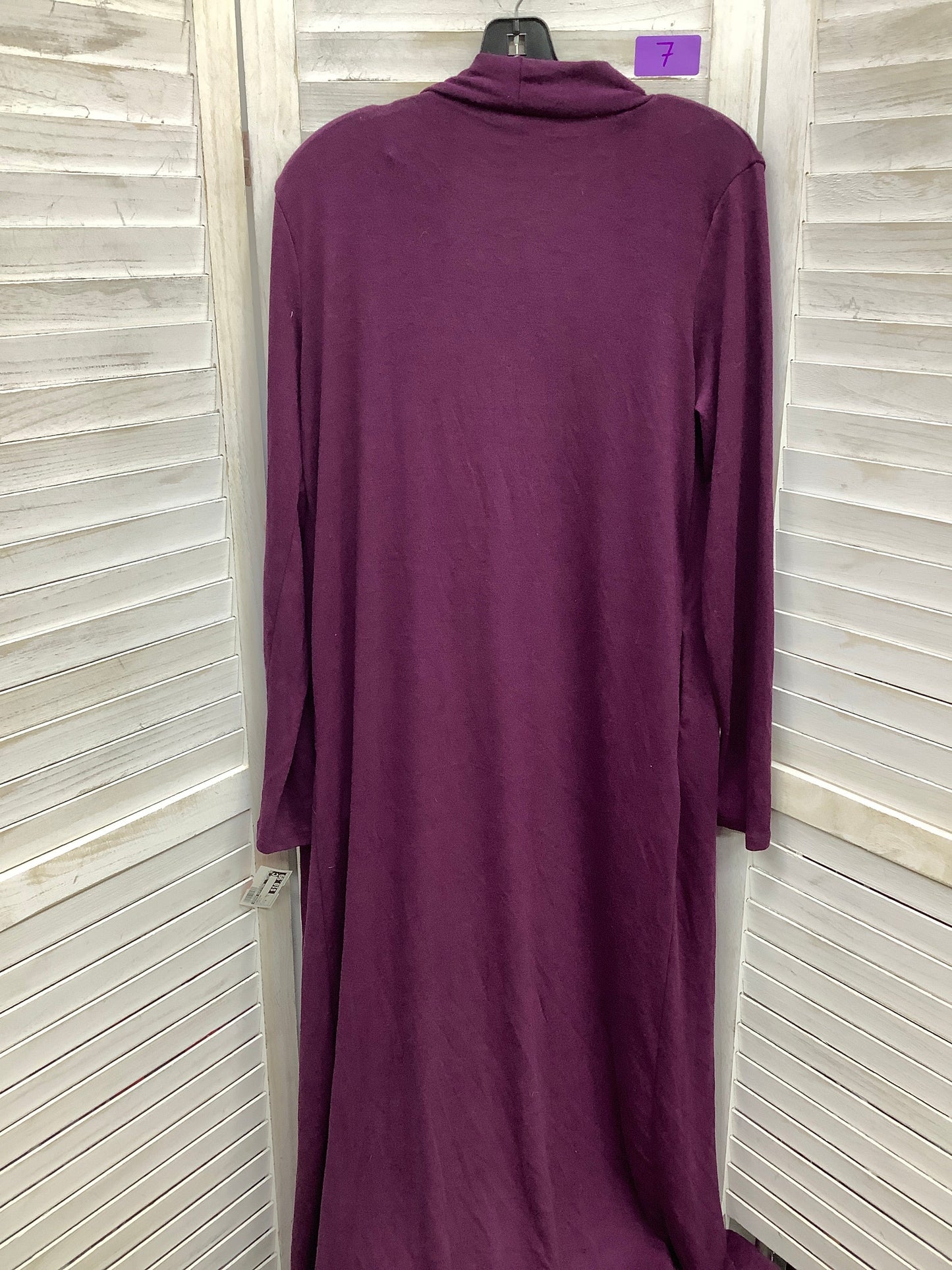 Purple Cardigan Zenana Outfitters, Size M