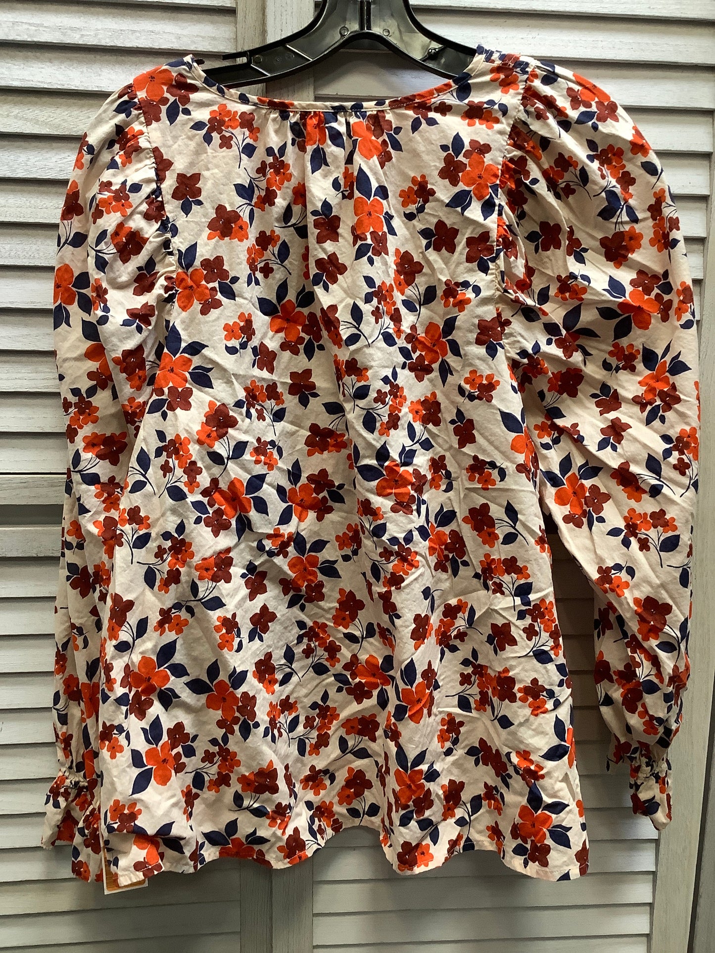 Floral Print Top Long Sleeve Basic Elizabeth And James, Size S