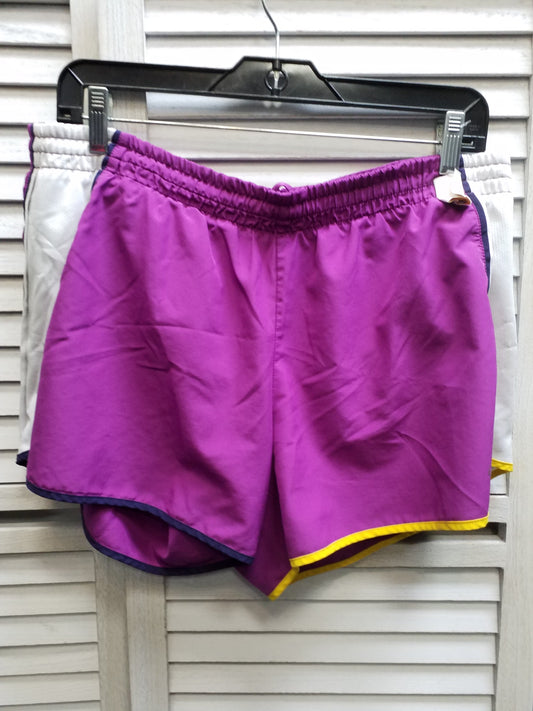 Purple Athletic Shorts Nike Apparel, Size L