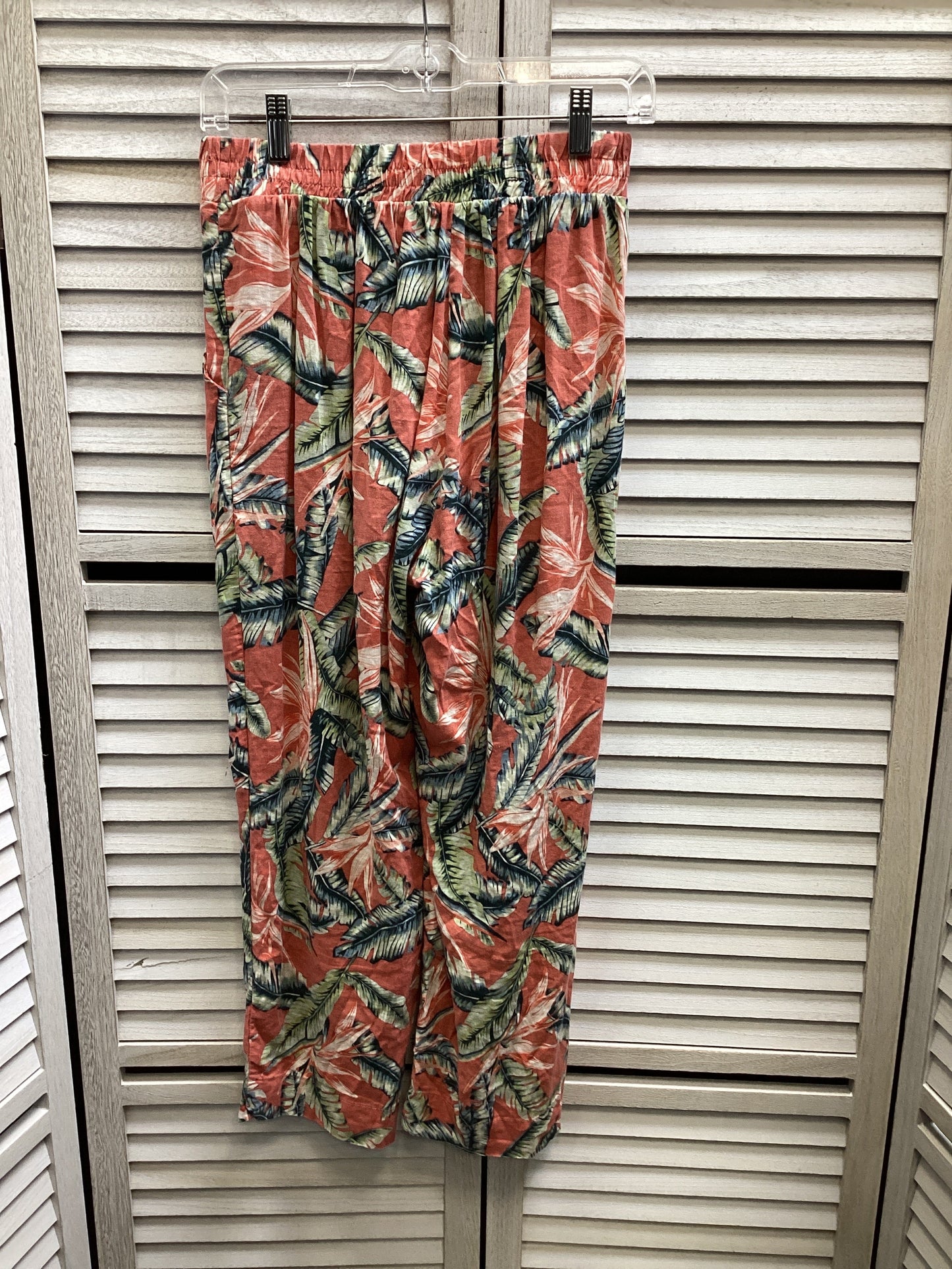 Pants Linen By Christian Siriano In Floral, Size: S