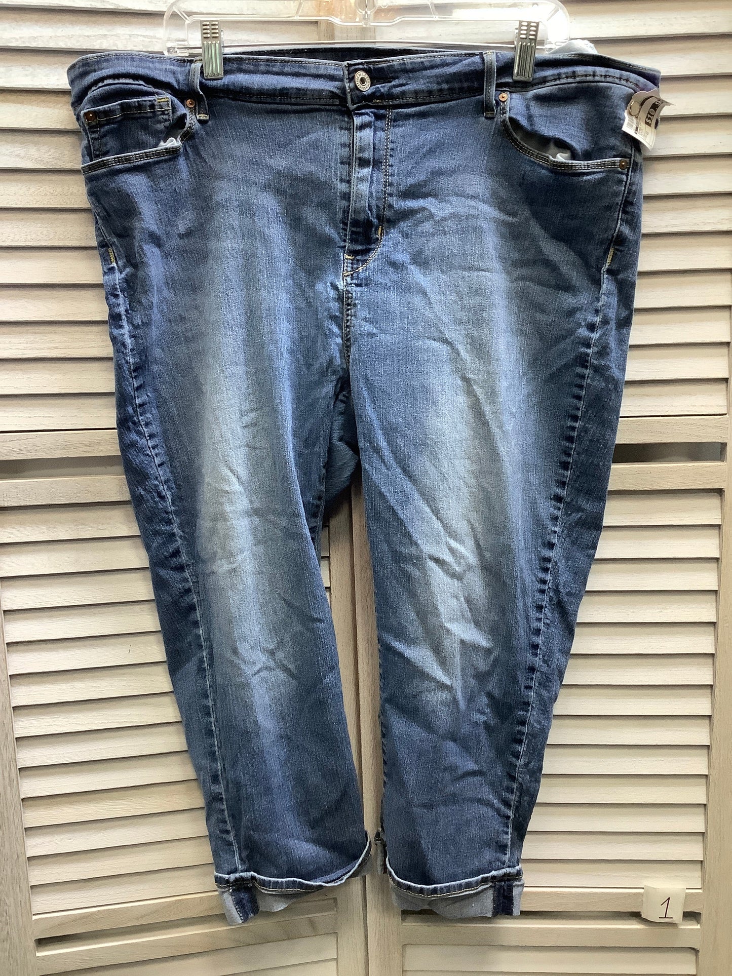 Denim Jeans Cropped Clothes Mentor, Size 12