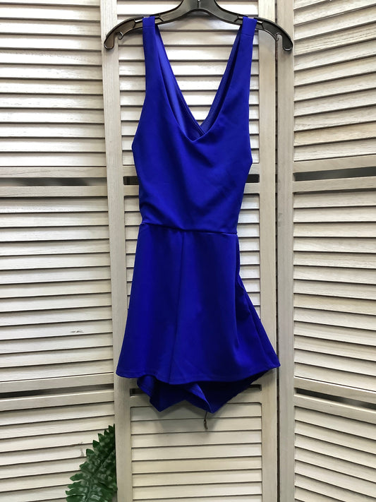 Royal Blue Romper Clothes Mentor, Size L