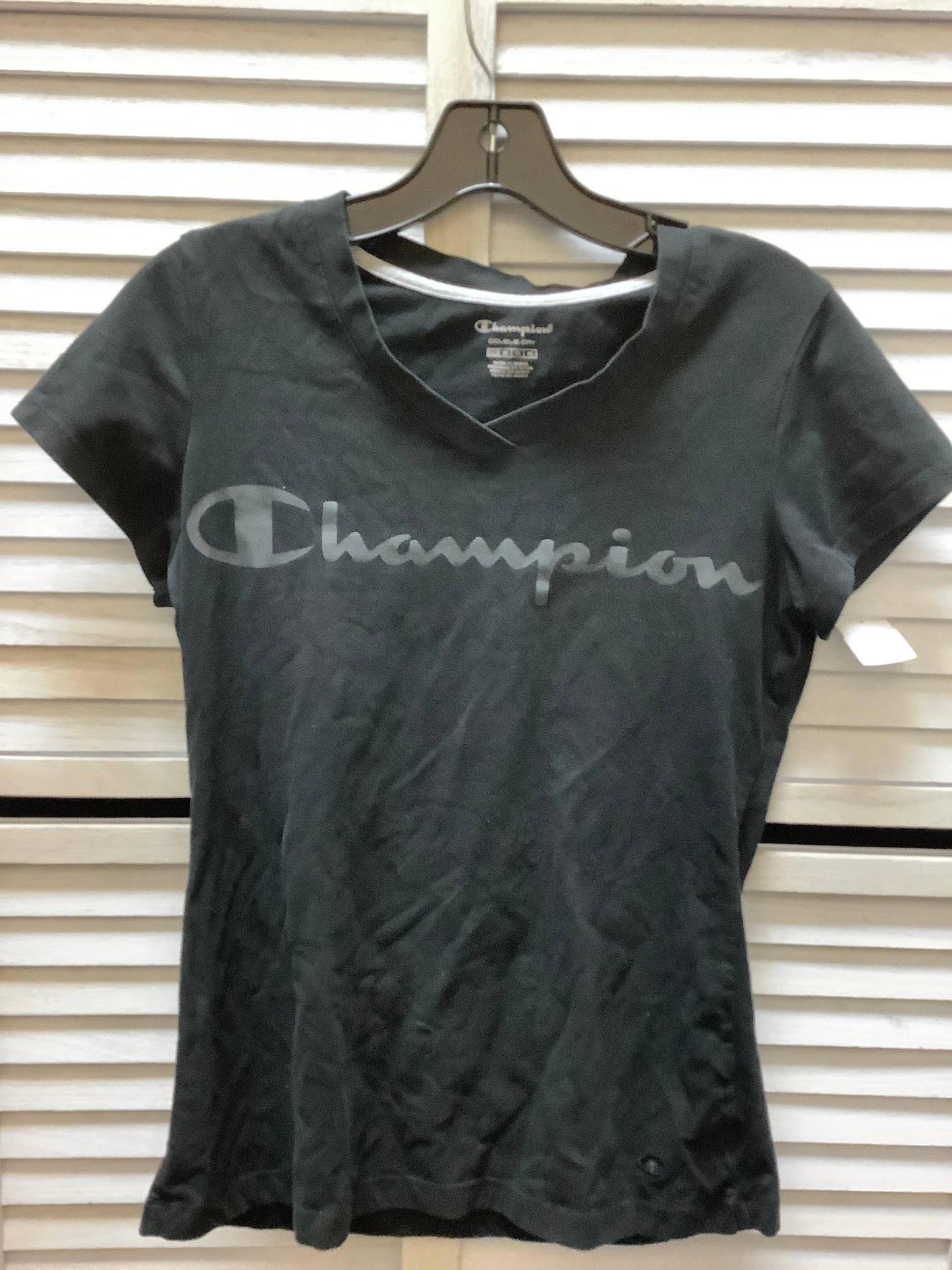 Top Short Sleeve Basic By Champion  Size: M
