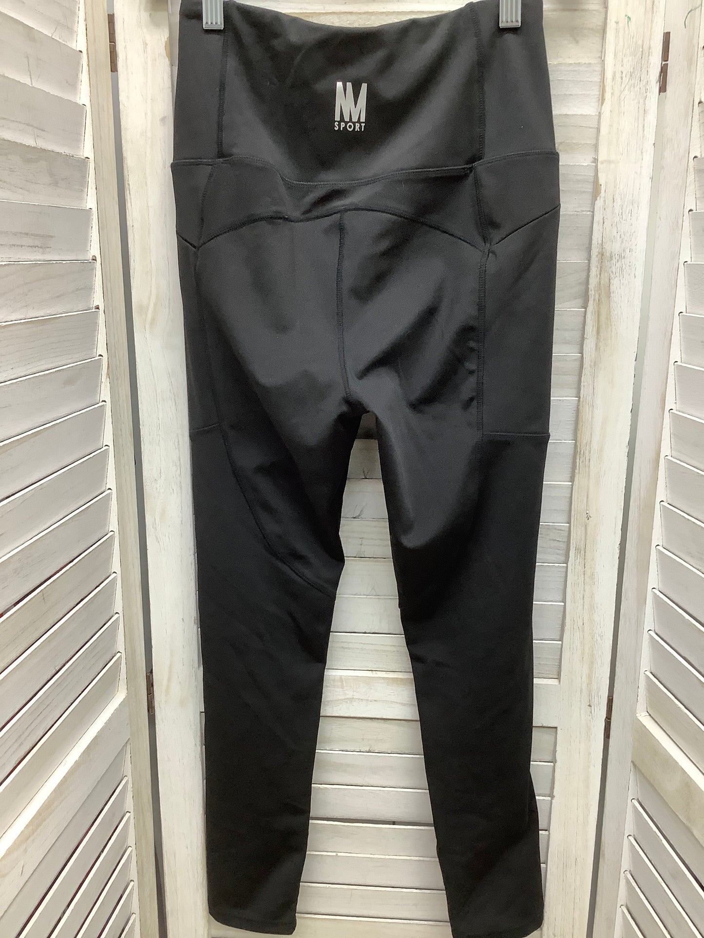 Athletic Leggings By Nicole By Nicole Miller In Black, Size: M