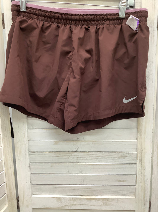 Purple Athletic Shorts Nike Apparel, Size M