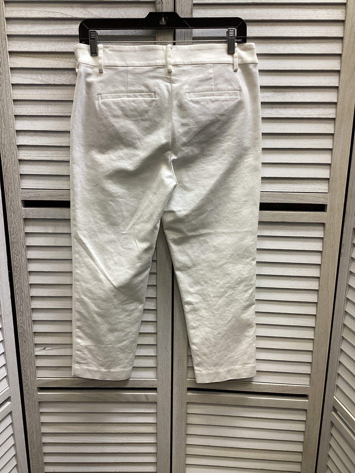 Pants Cropped By Loft In White, Size: 6