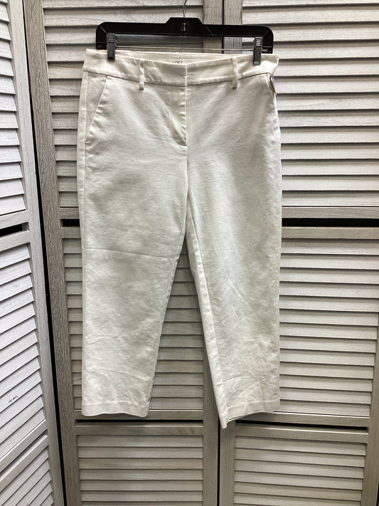 Pants Cropped By Loft In White, Size: 6