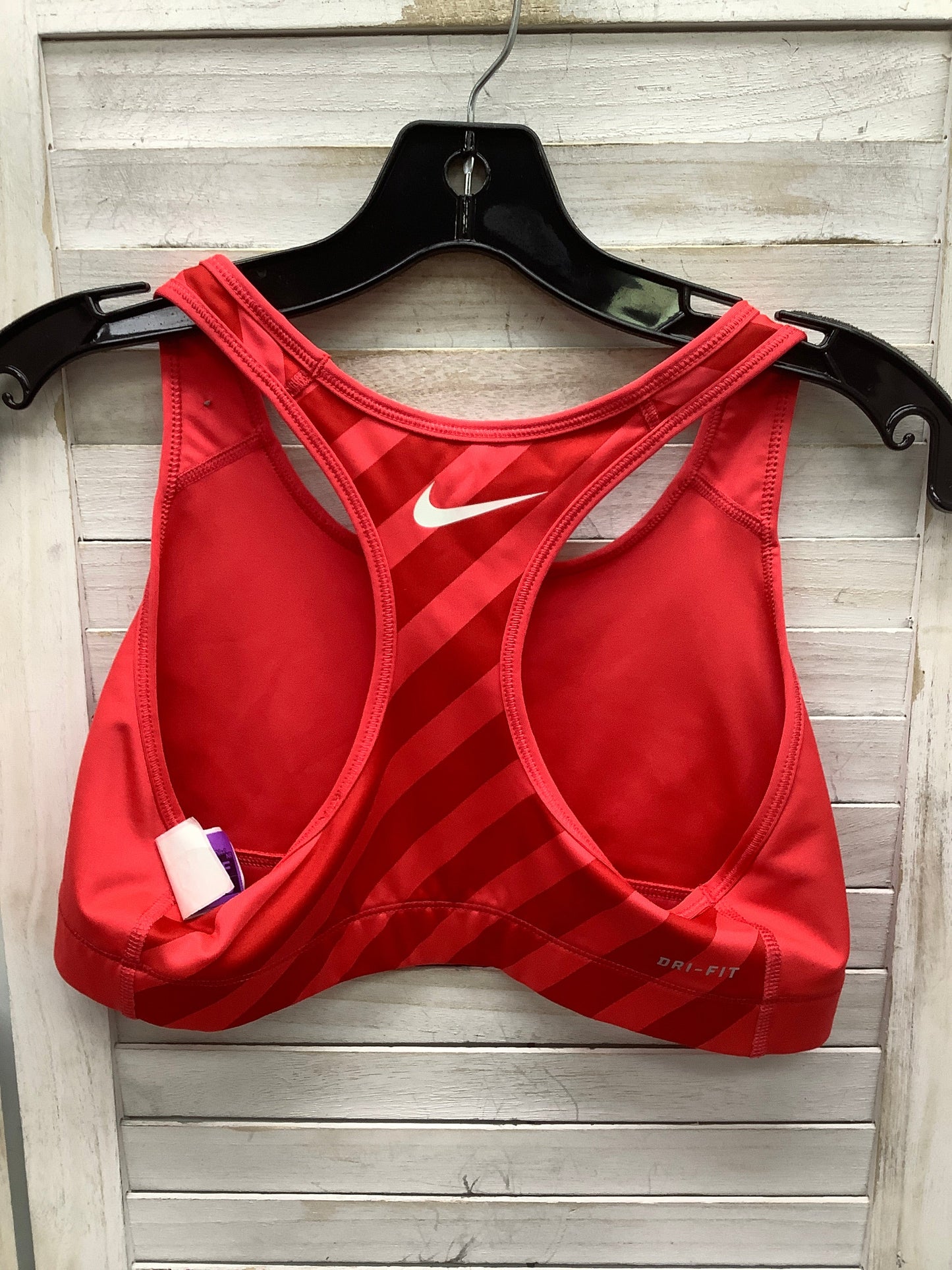 Athletic Bra By Nike Apparel In Pink, Size: L