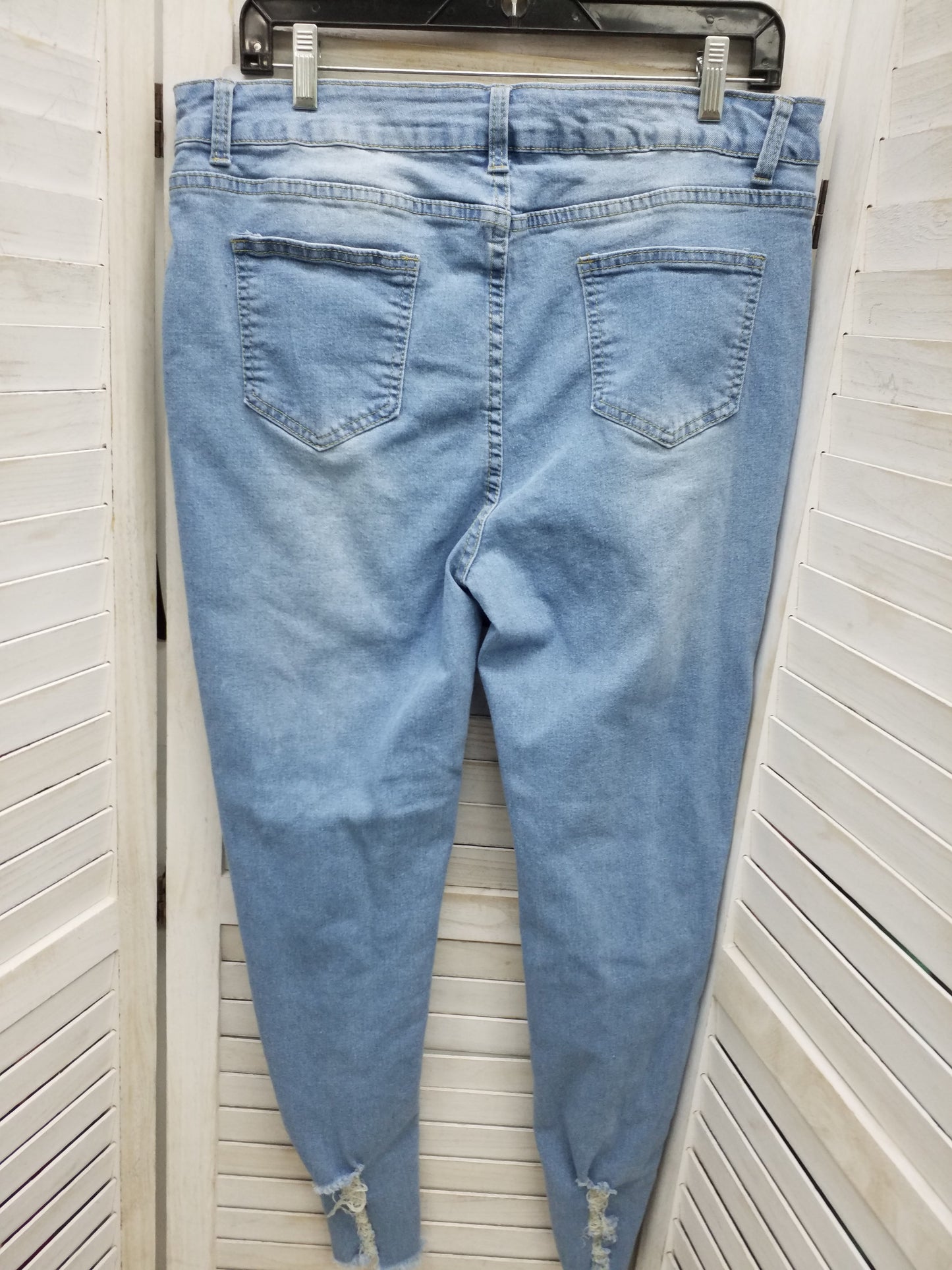 Blue Denim Jeans Skinny Clothes Mentor, Size Xxl