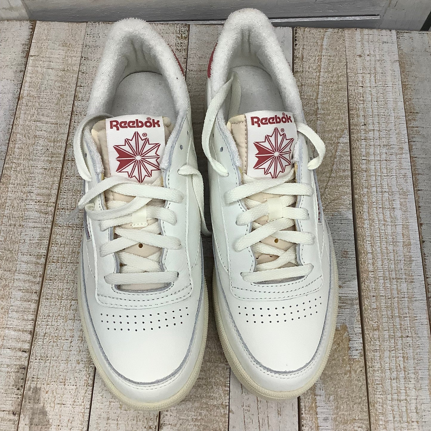 White Shoes Sneakers Reebok, Size 10