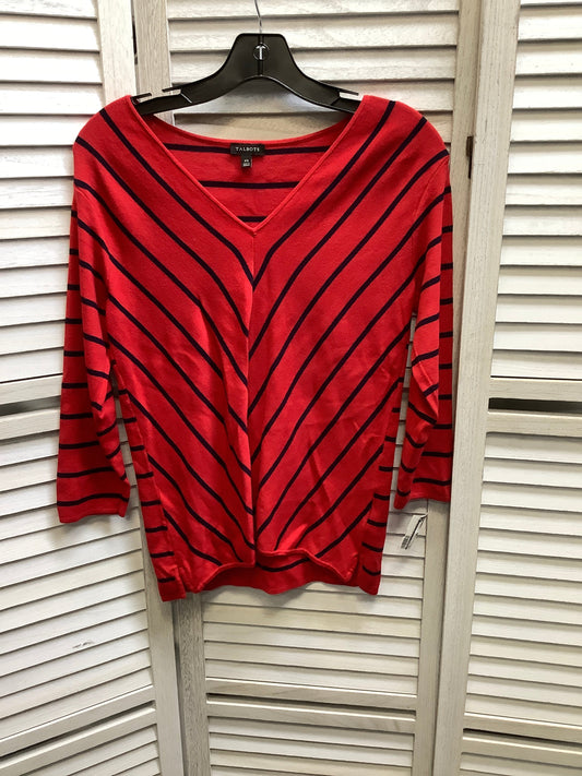 Red Top Long Sleeve Talbots, Size Xs