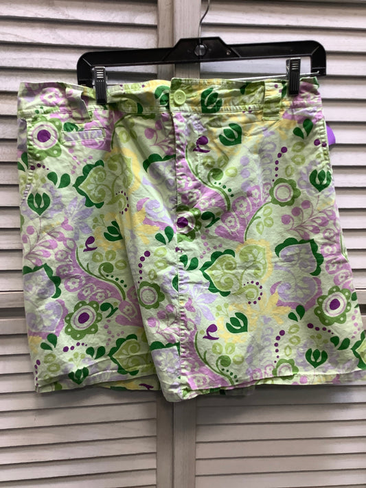 Green Skirt Mini & Short White Stag, Size 16