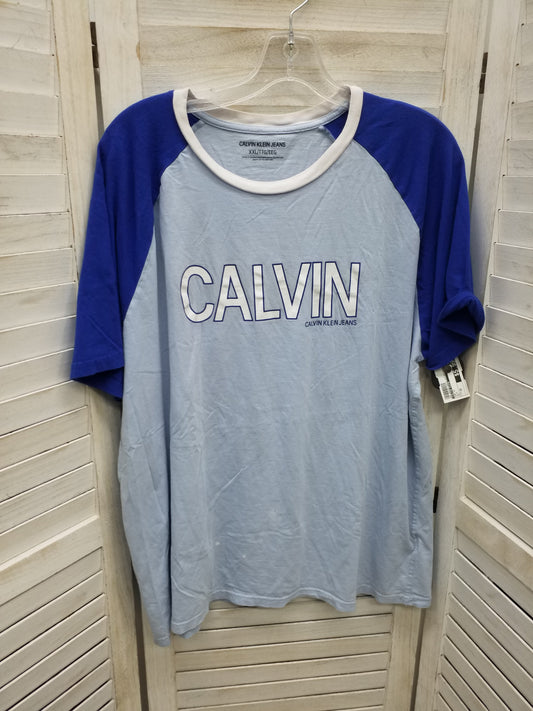 Top Short Sleeve By Calvin Klein  Size: 2x