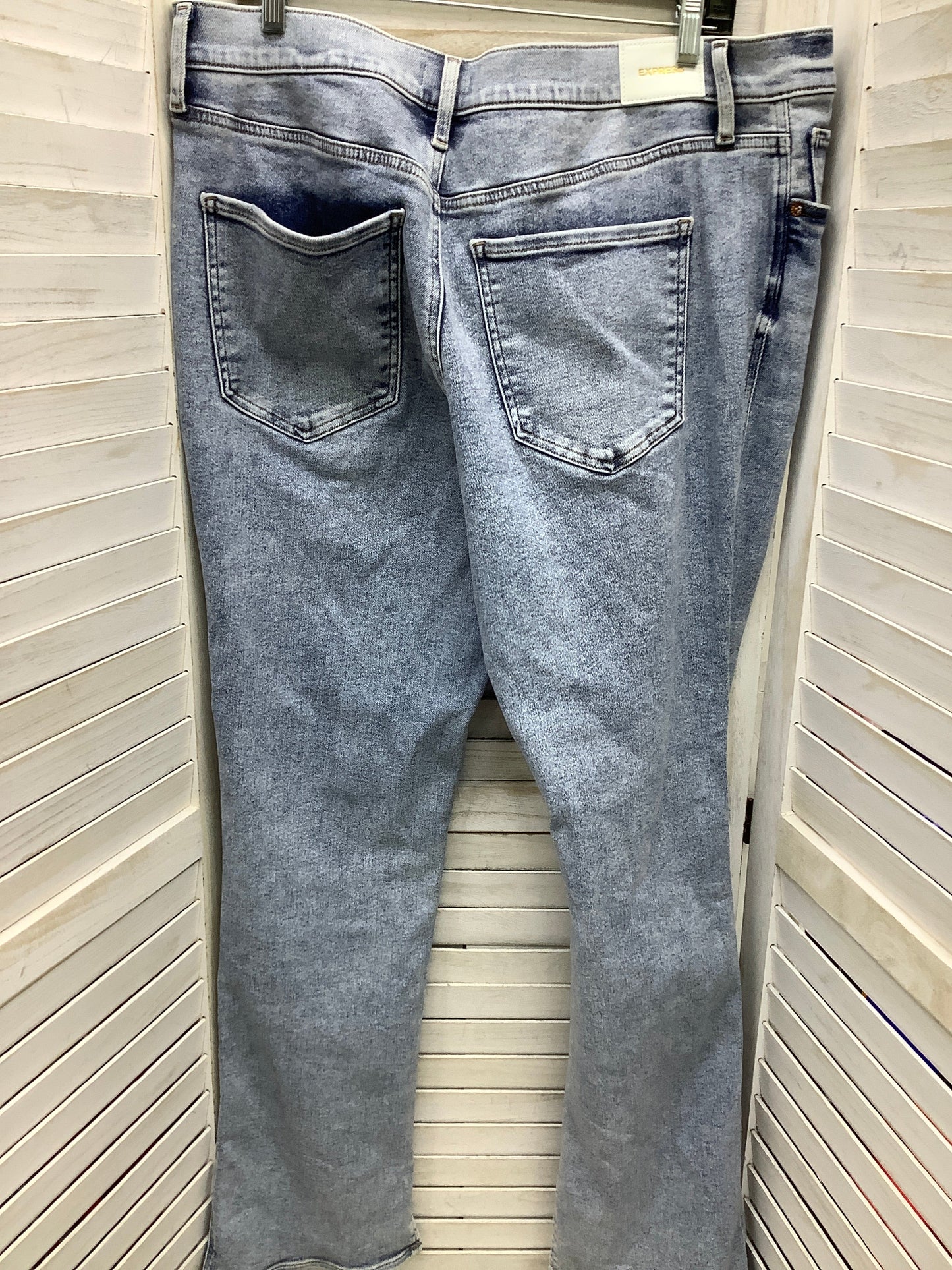 Blue Denim Jeans Straight Express, Size 16