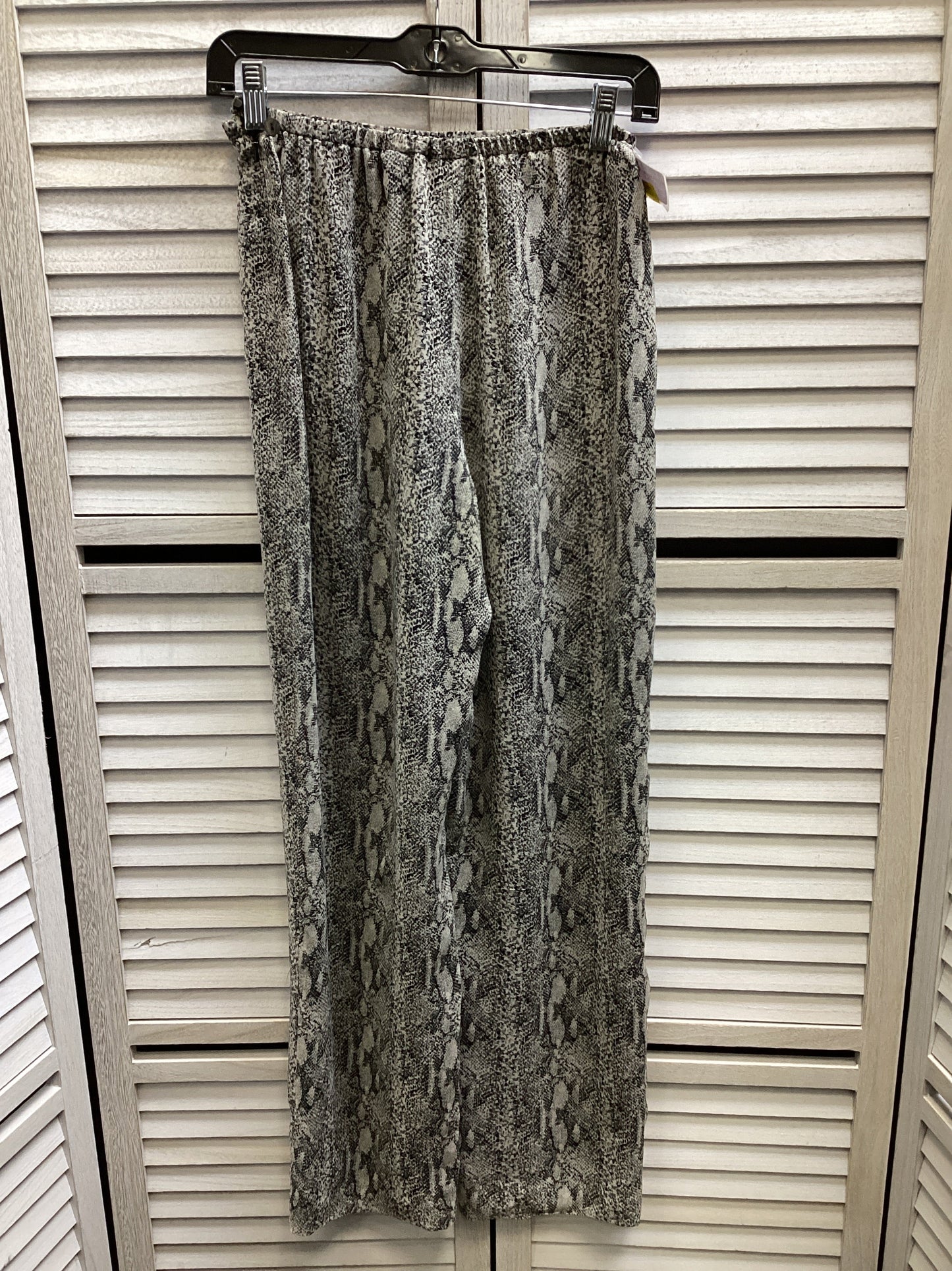 Pants Wide Leg By Dana B And Karen In Snakeskin Print, Size: 2