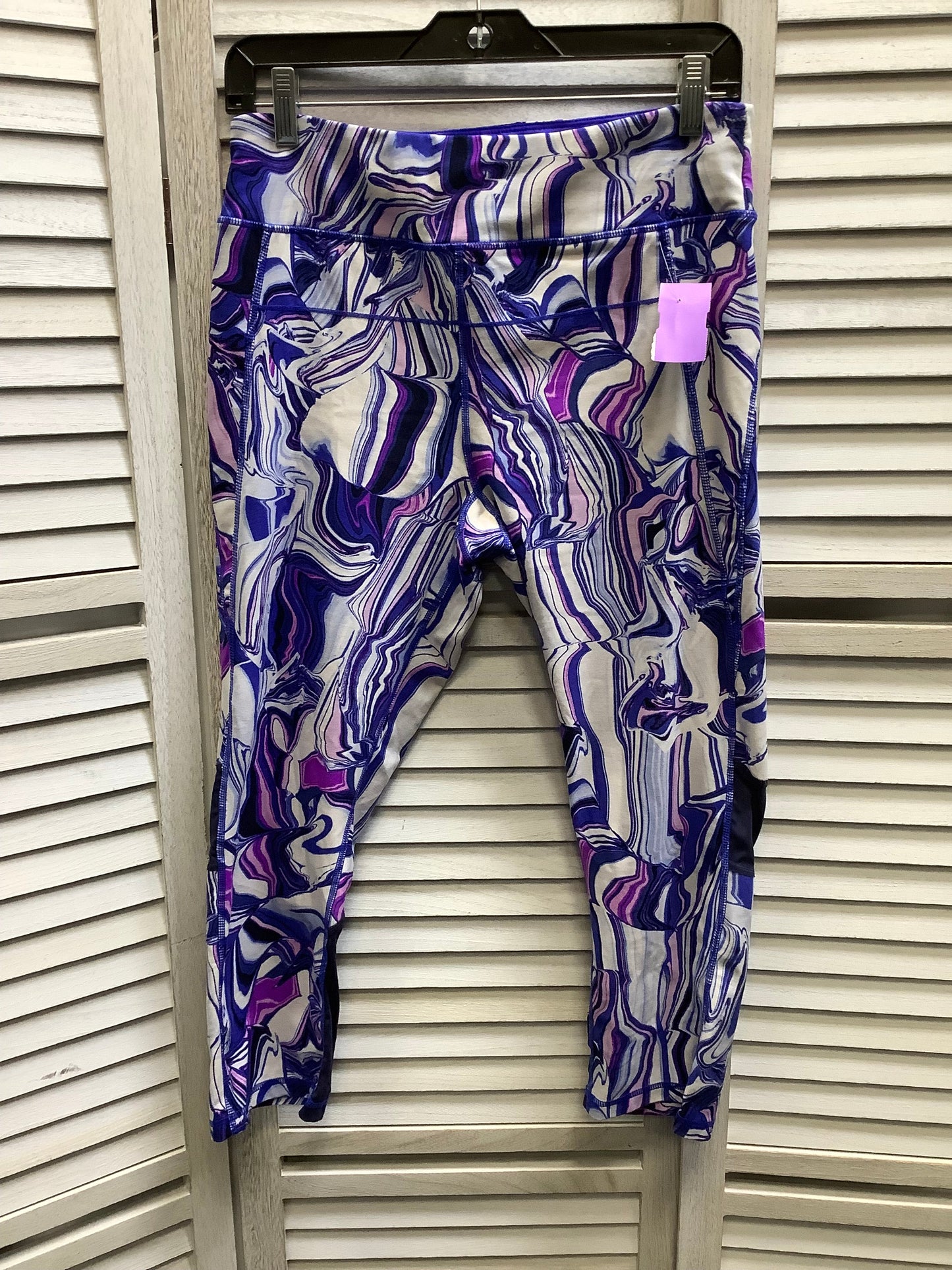 Multi-colored Athletic Leggings Capris Calvin Klein, Size L