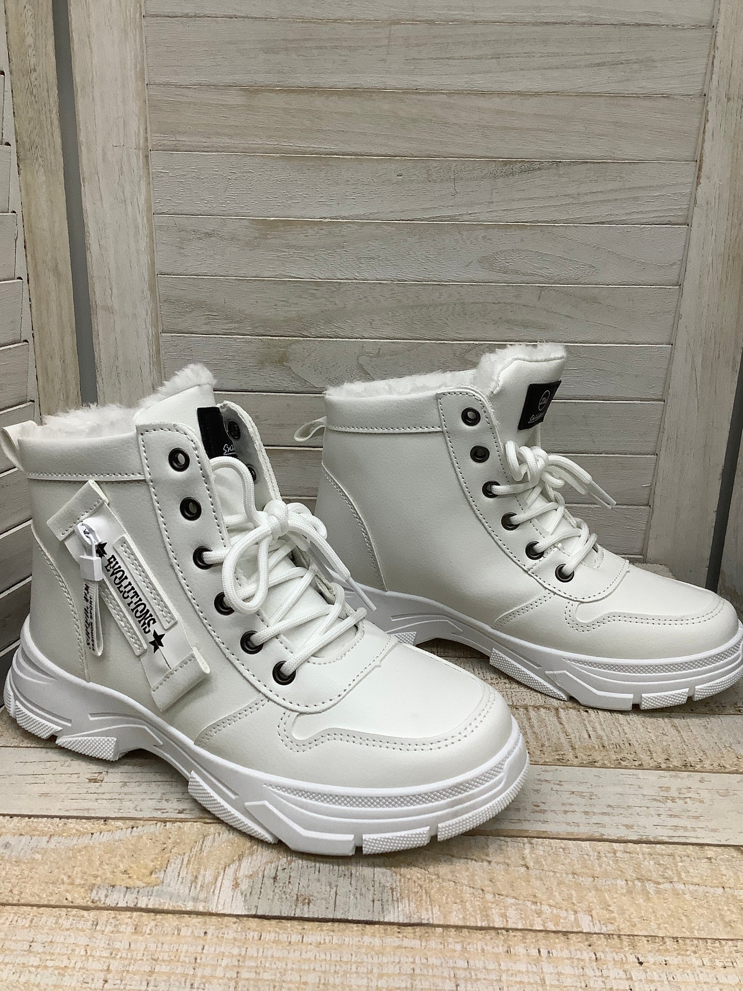 White Shoes Heels Platform Clothes Mentor, Size 8