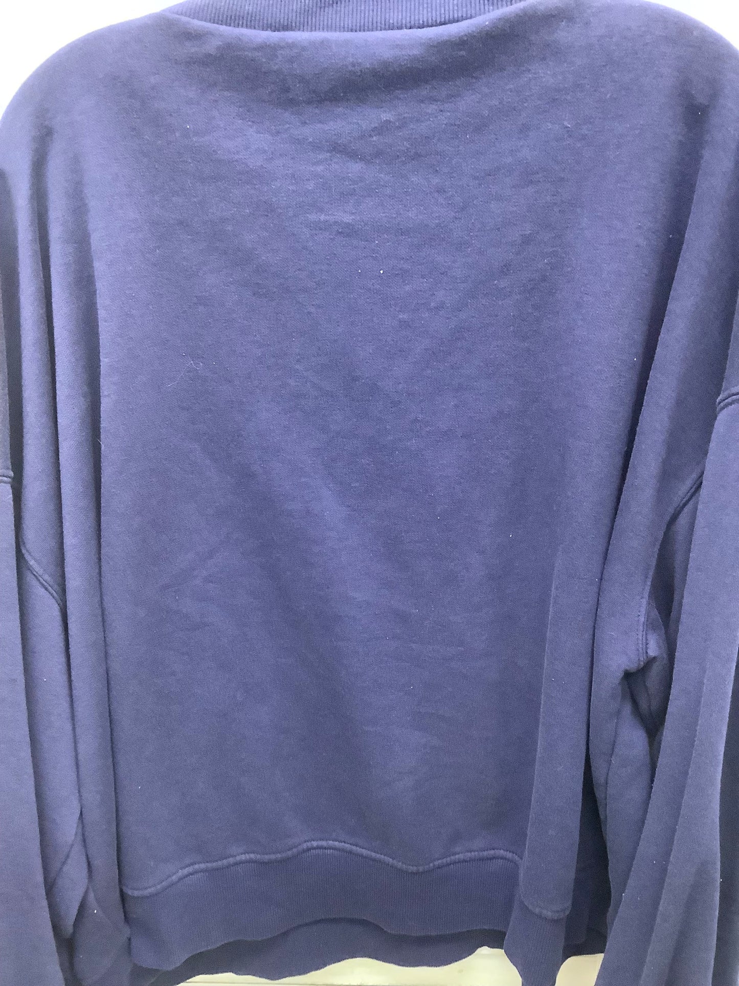 Sweatshirt Crewneck By H&m In Navy, Size: Xxl