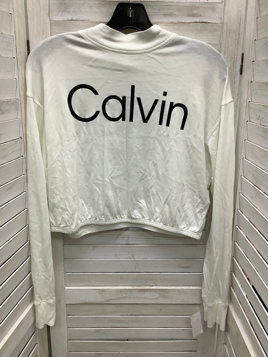 Black & White Top Long Sleeve Basic Calvin Klein, Size M