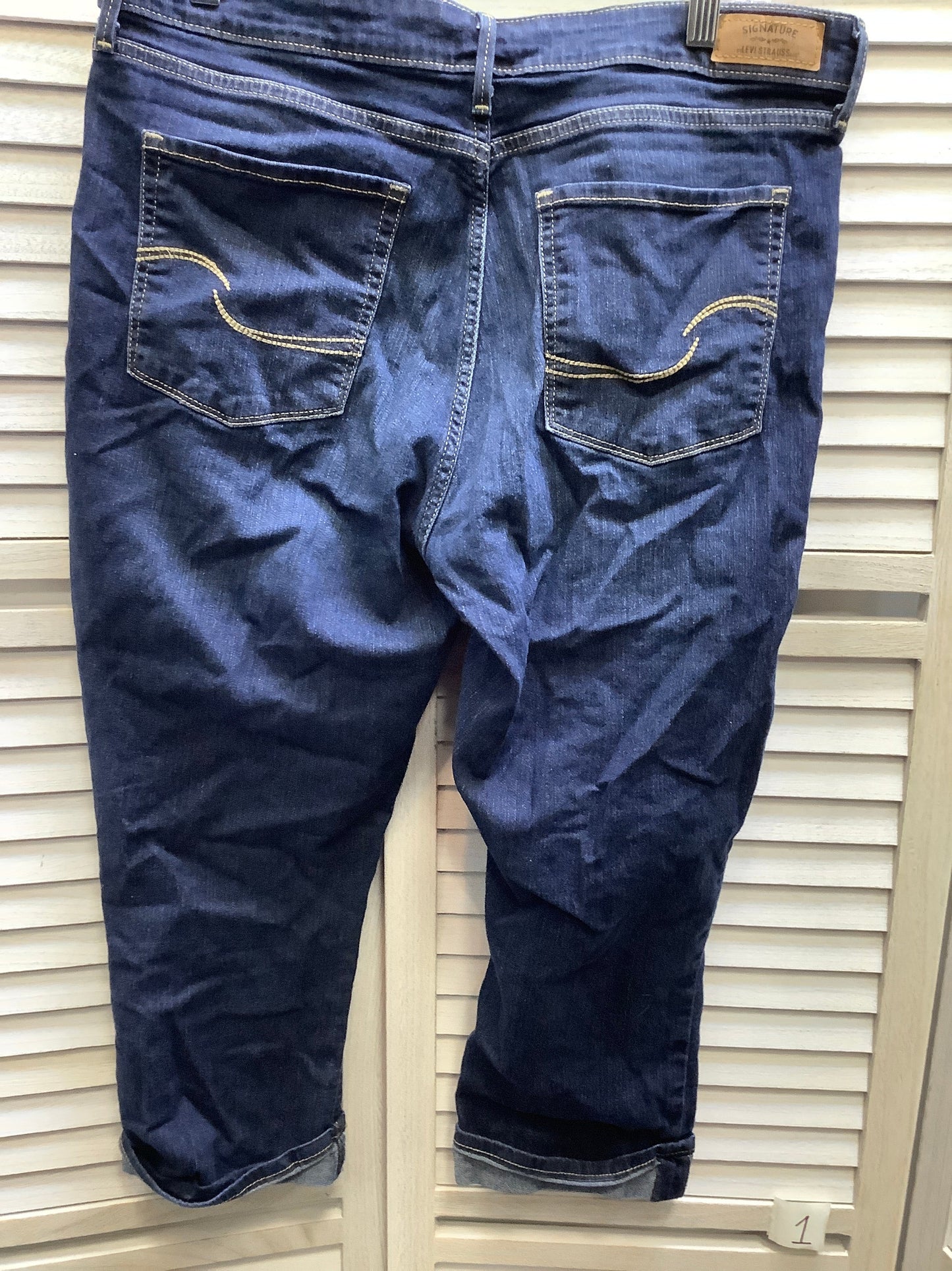 Denim Jeans Cropped Levis, Size 16