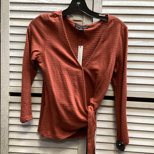 Blouse Long Sleeve By Sanctuary In Rust, Size: Xs