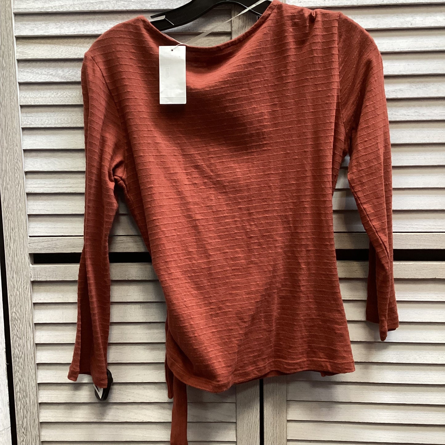 Blouse Long Sleeve By Sanctuary In Rust, Size: Xs