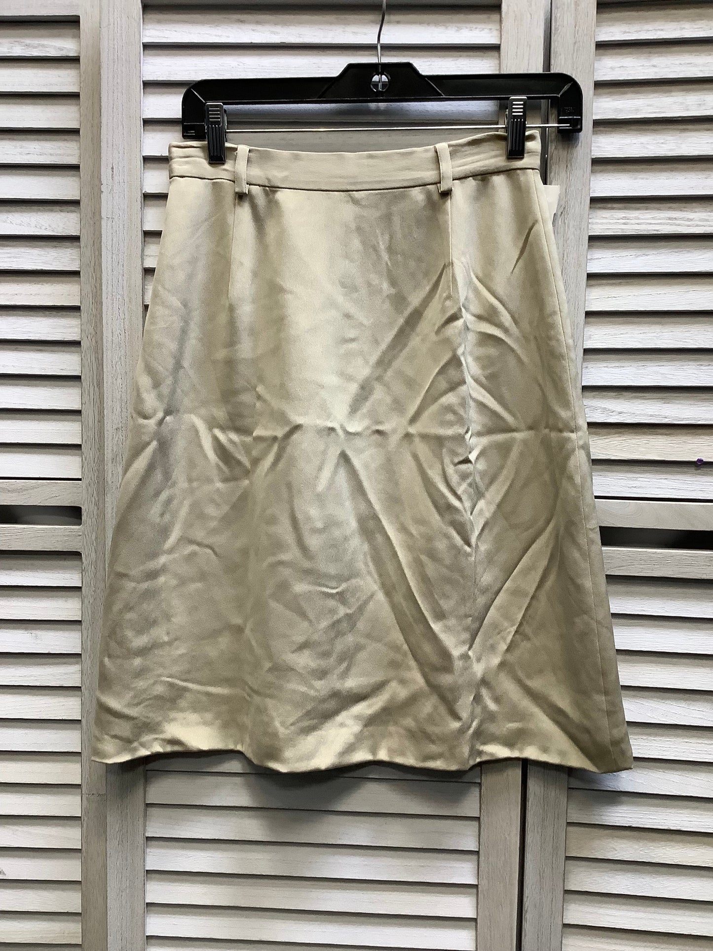 Gold Skirt Midi Anne Klein, Size 6