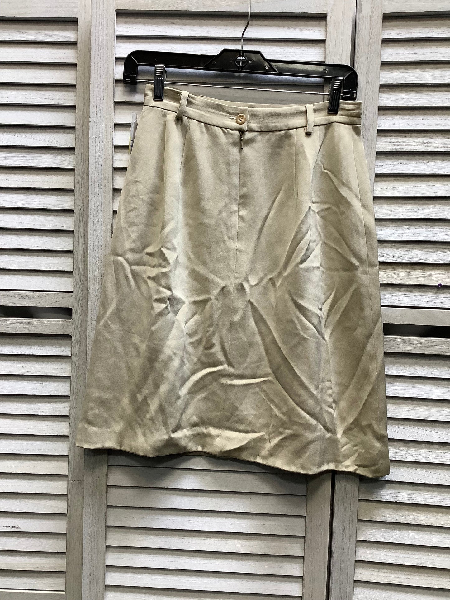 Gold Skirt Midi Anne Klein, Size 6