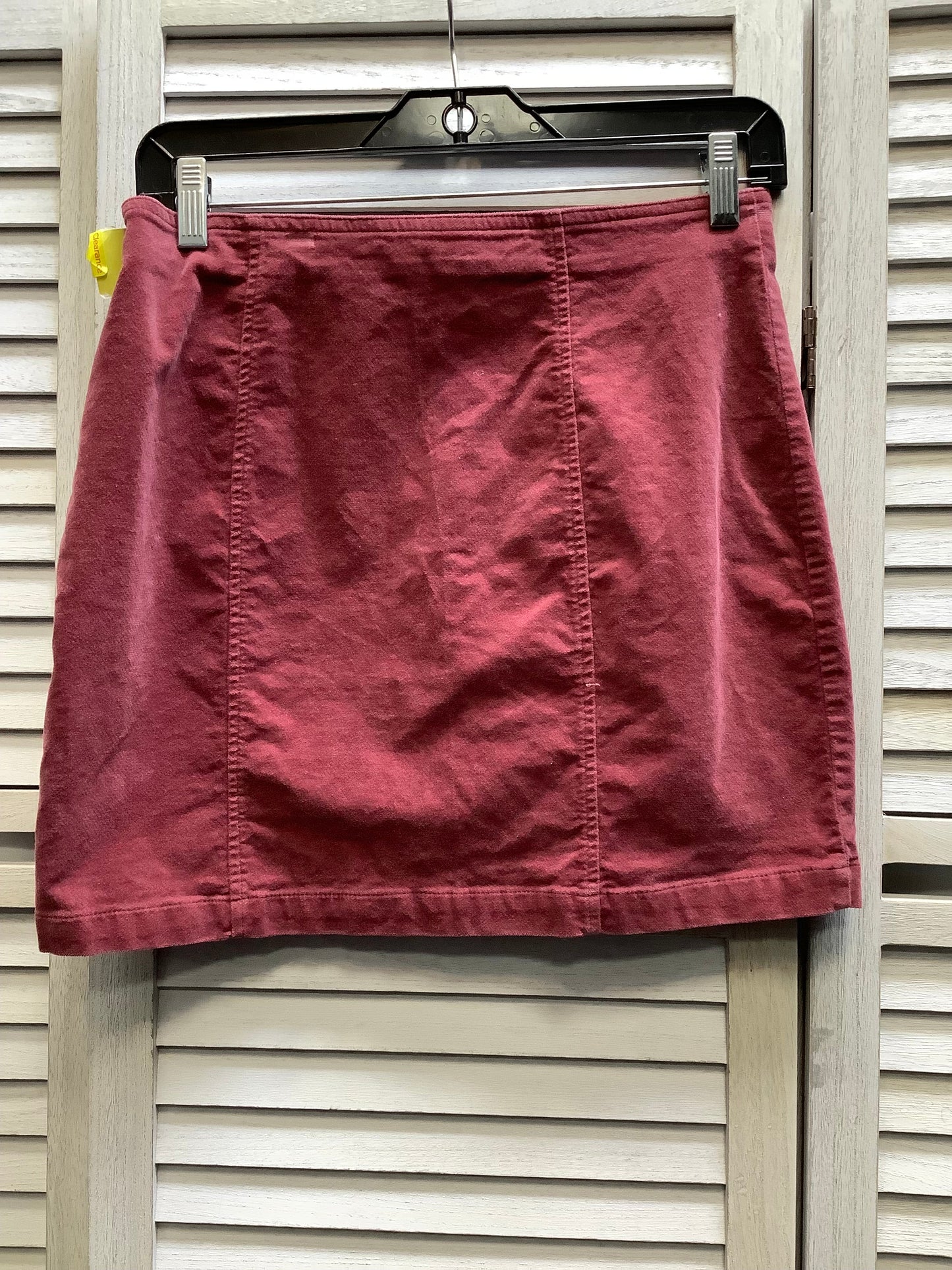 Maroon Skirt Mini & Short Forever 21, Size L
