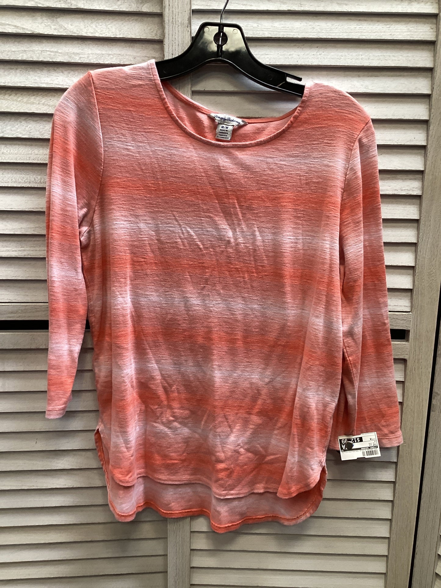 Top Long Sleeve By Tommy Bahama In Tie Dye, Size: M